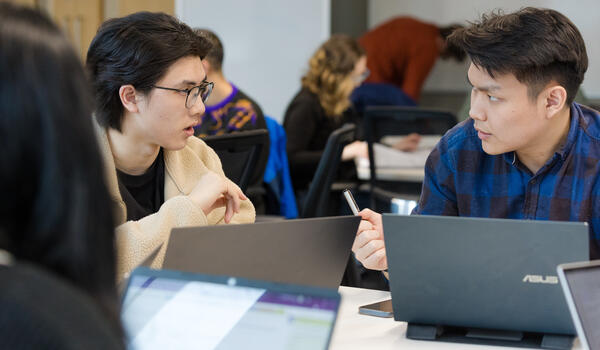 students in discussion 