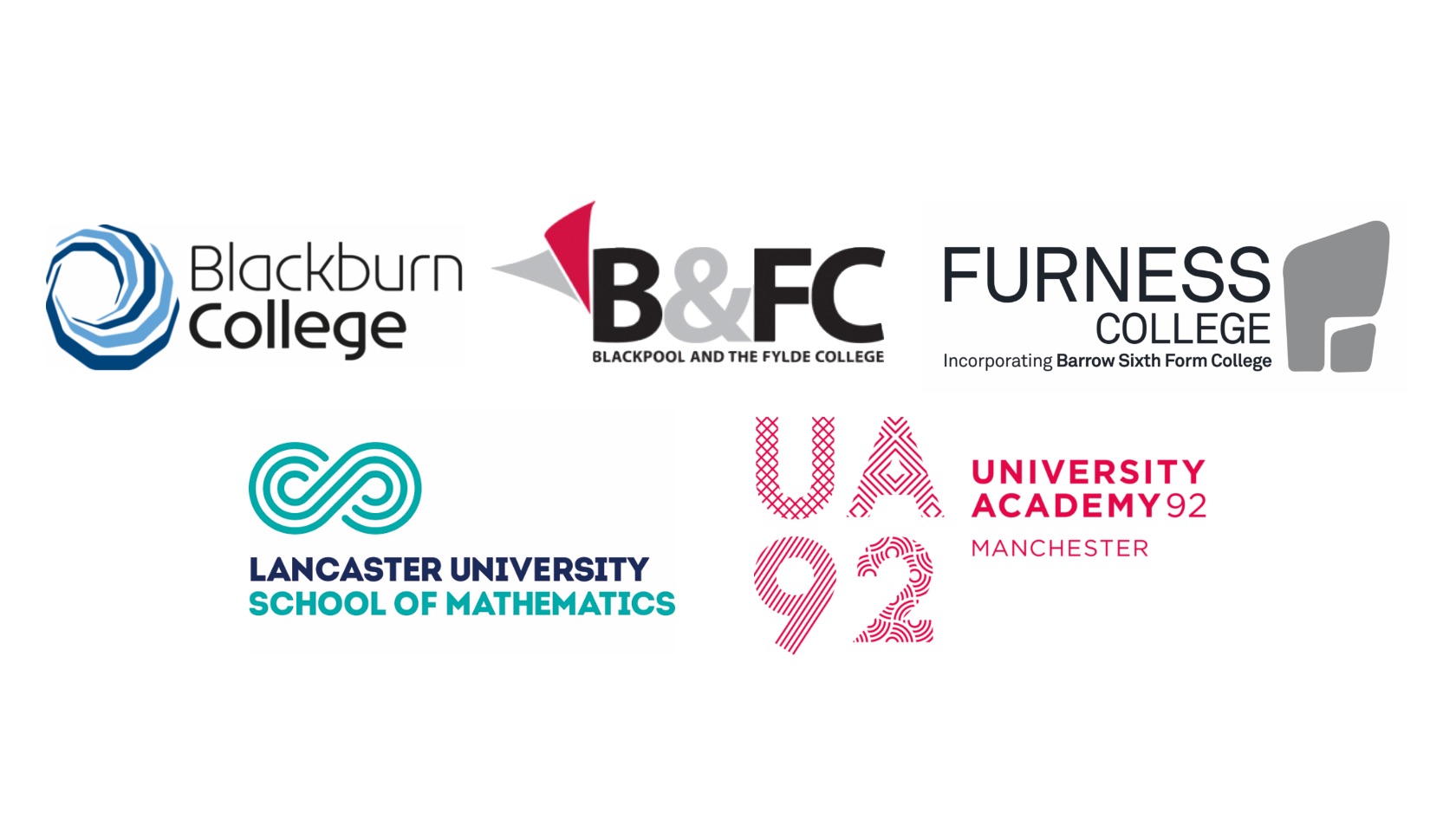 A collage of five regional partnerships