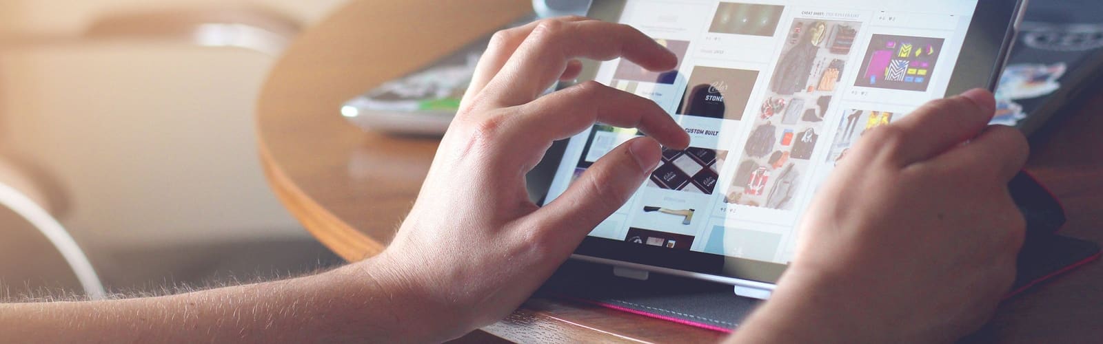 Decorative image showing digital resources