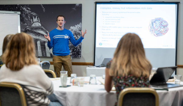 Workshop being delivered by speaker 