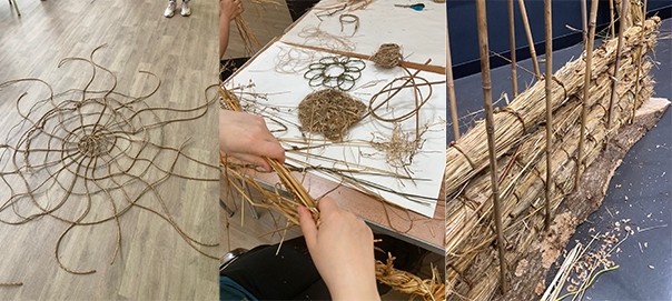 Nature-Based solutions made from rope and wicker
