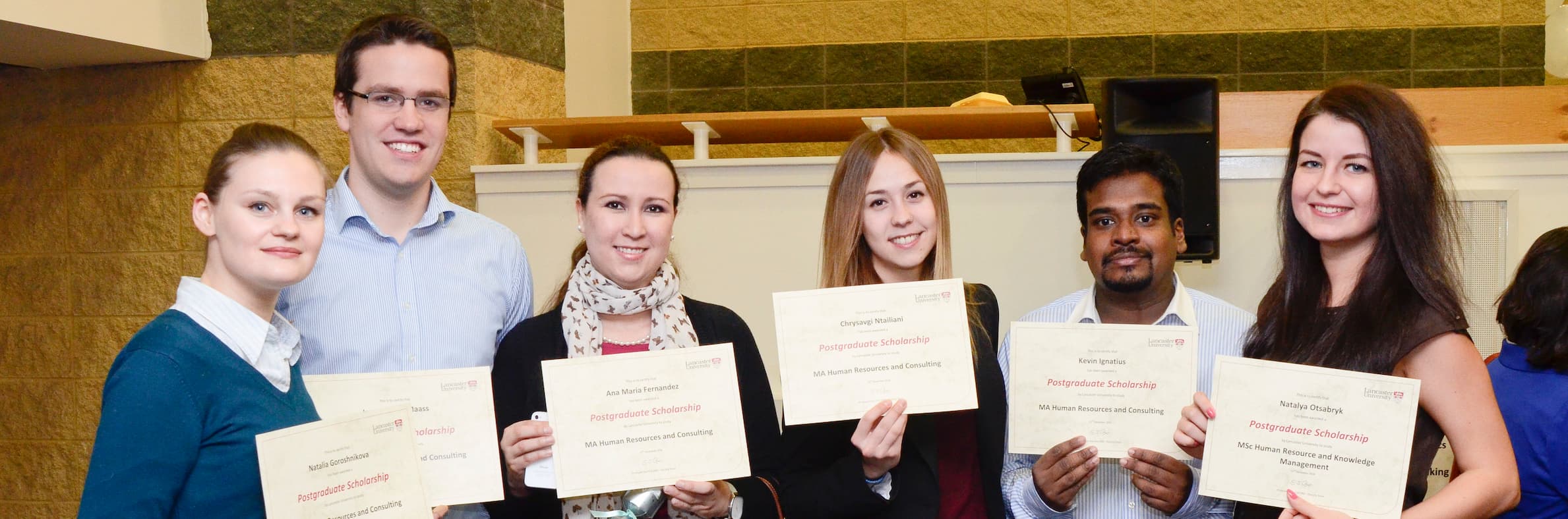 From left to right: Natalia Goroshnikova, Jan Henning Maass, Ana Maria Fernandez, Chrysavgi Ntailiani, Kevin Ignatius, Natalya Otsabryk
