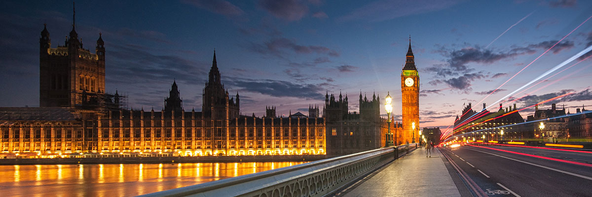 London, Houses of Parliament and Big Ben.
