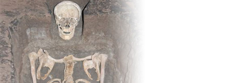 Remains found at Norton Priory: image courtesy of Norton Priory Trust. 