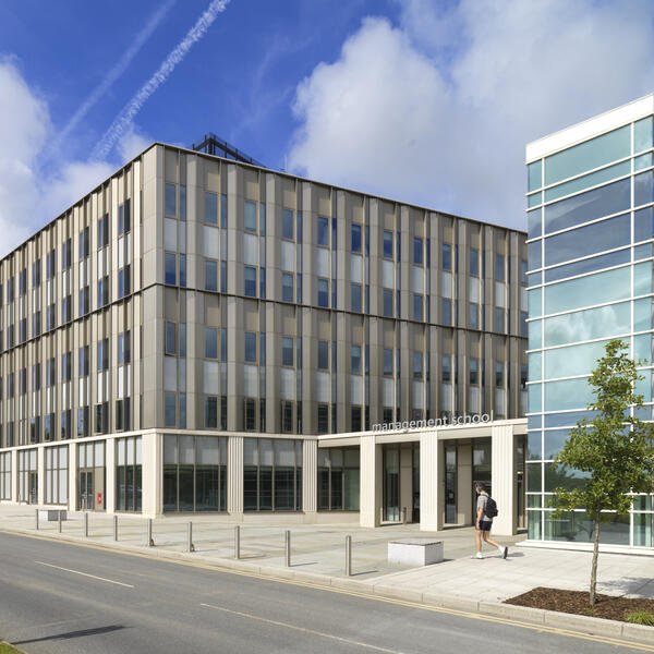 Management School at Lancaster Bailrigg campus.