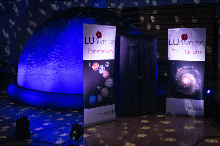 The LUniverse planetarium at Lancaster University