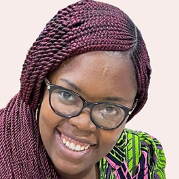 Temidayo Eseonu smiling.