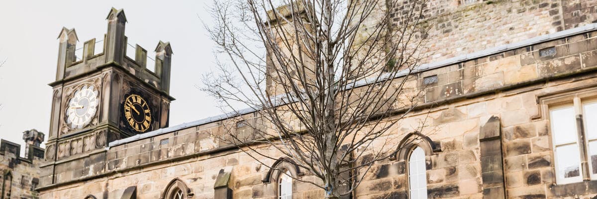 Castle walls from the outside