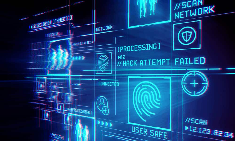 Abstract cyber image