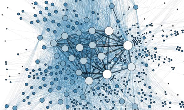 Data Science network abstract