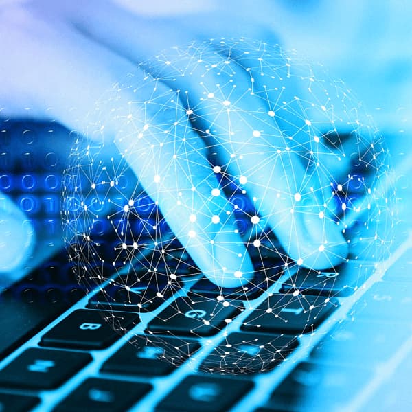 Decorative image of keyboard