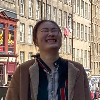 photograph of Aya in Lancaster city centre