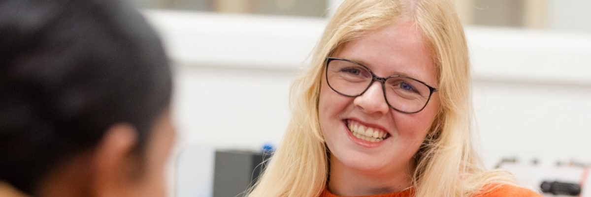 Image of PhD student smiling 