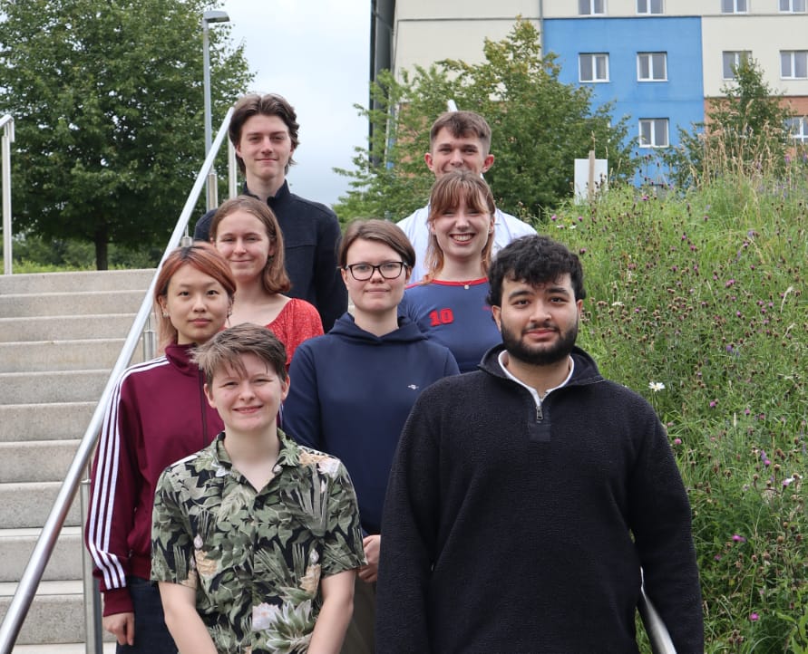 Image of smiling summer researcher cohort