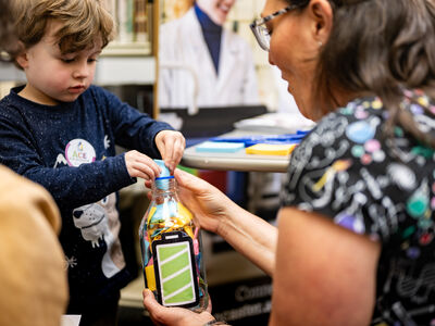Child at a Campus in the City event