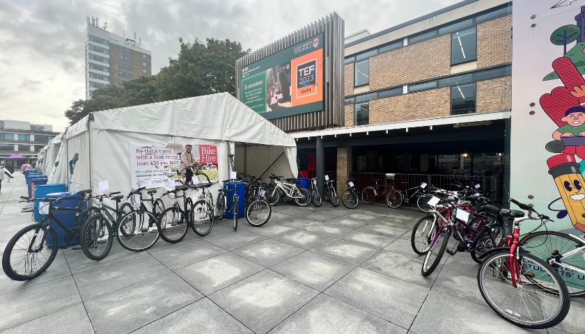 Bike hire scheme on campus