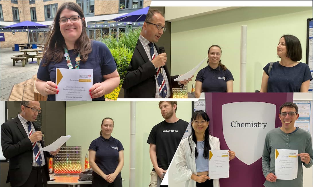 Congratulations to the winners of the LU Technician Commitment Awards 2025. 