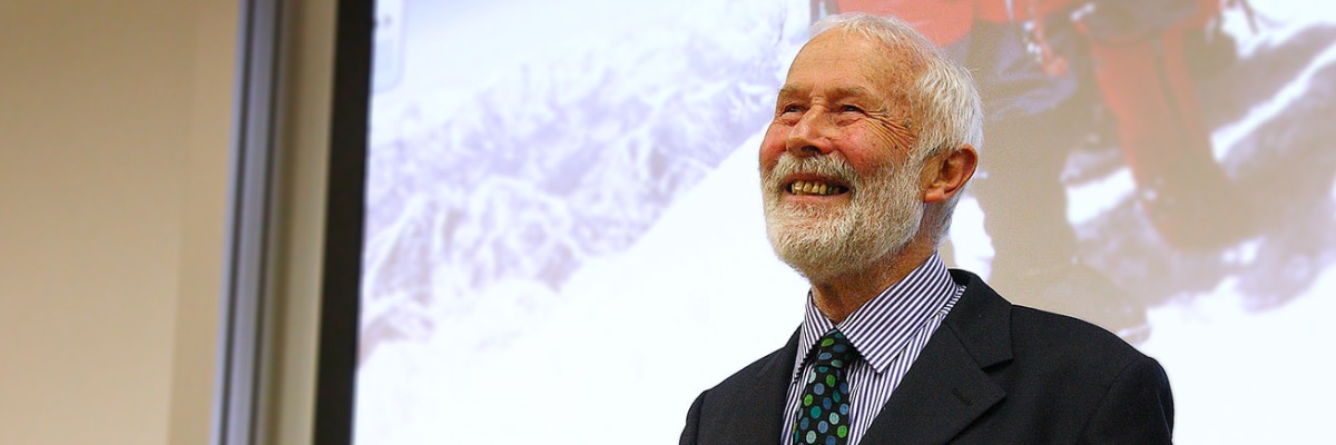 Chancellor's Ambassador Chris Bonington